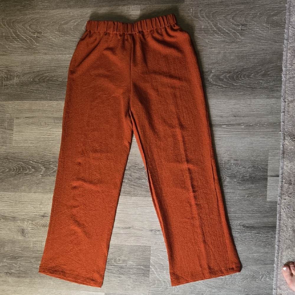 SHEIN Women's Casual Rust Pants
